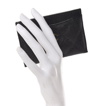 Chanel Caviar Quilted Card Holder Black 2 of 8