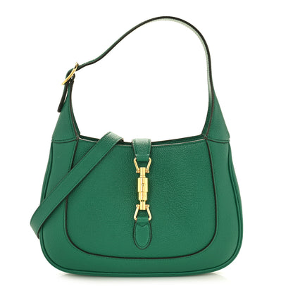 Gucci Grand Prix Calfskin Small Jackie 1961 Hobo Emerald 1 of 8