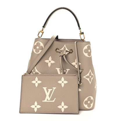 Louis Vuitton Empreinte Monogram Giant Neonoe MM Tourterelle Creme 3 of 11
