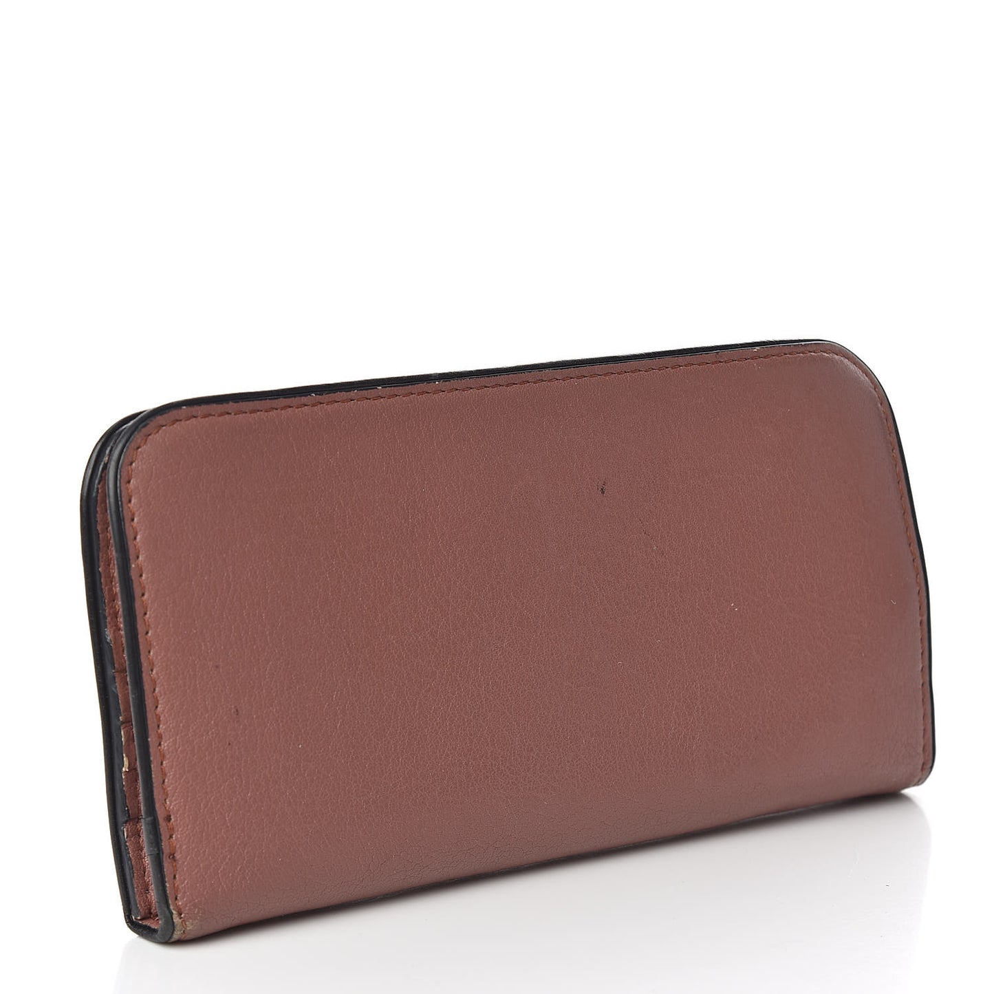 Grained Calfskin Portefeuille Wallet Romantic Mauve
