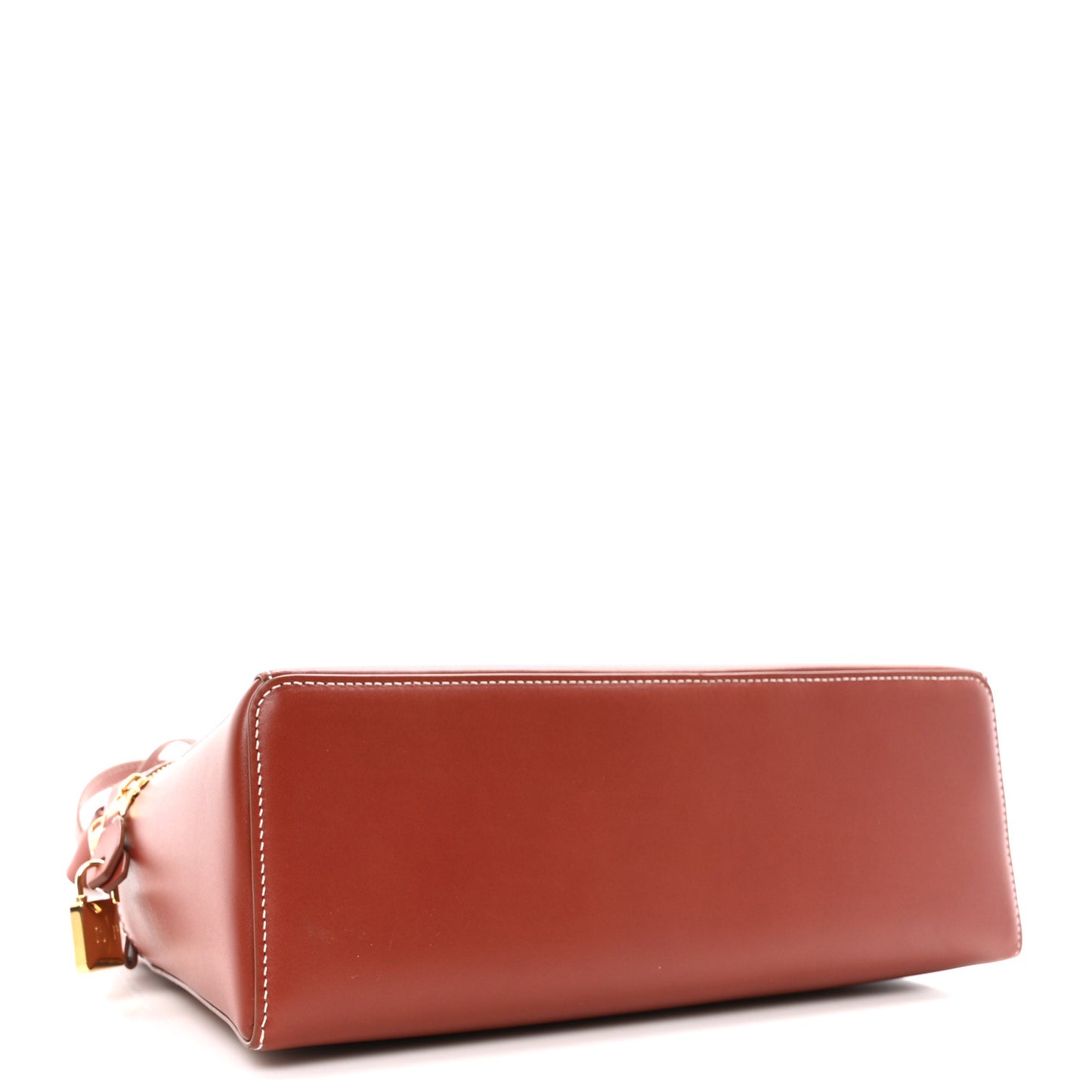 Saddle Calfskin Extra Bag L27 Deep Kummel