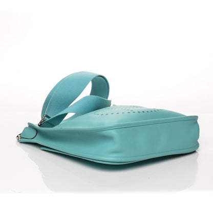 Hermes Epsom Evelyne III PM Bleu Atoll 4 of 8