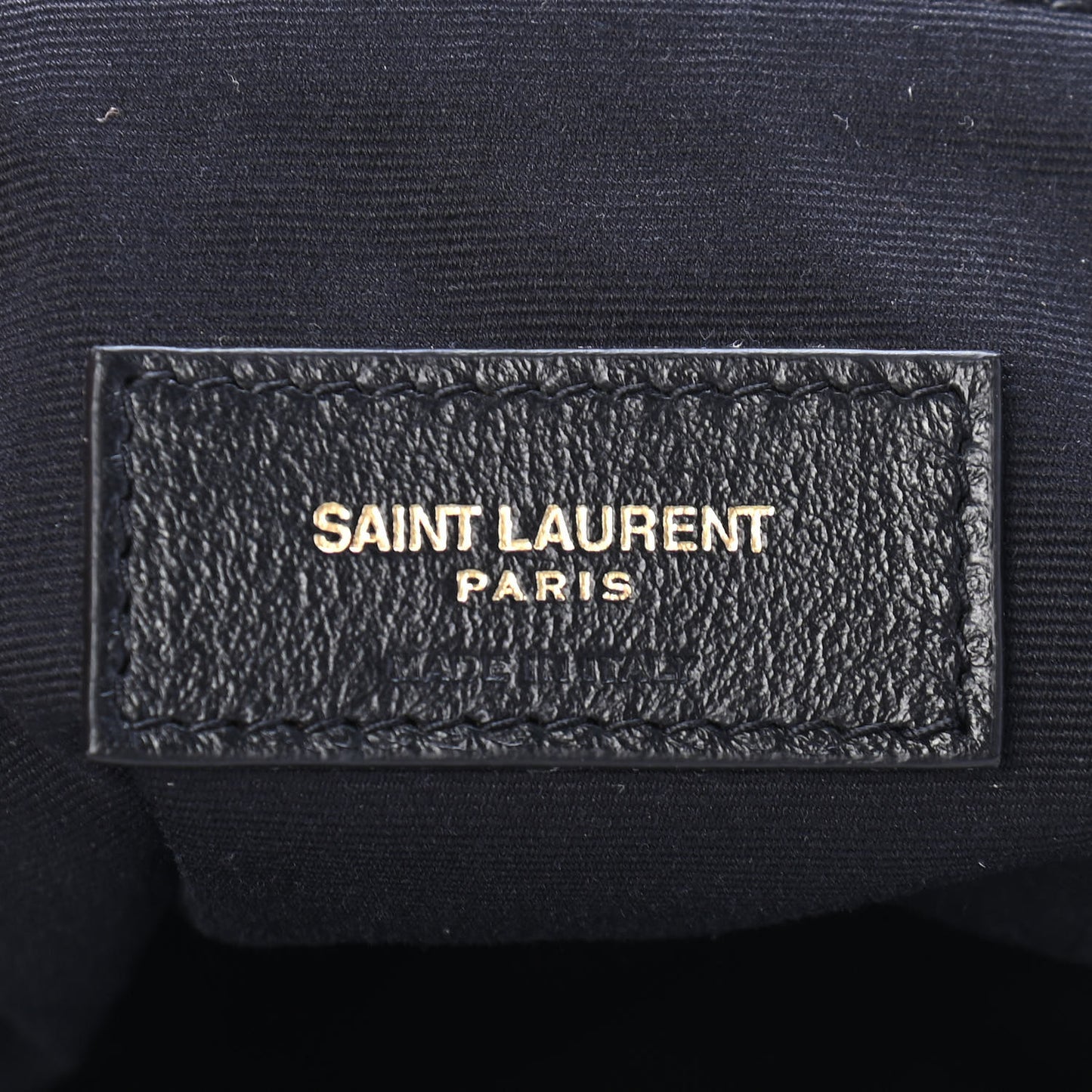 Folk Raffia Calfskin Teddy Drawstring Bag Natural Black