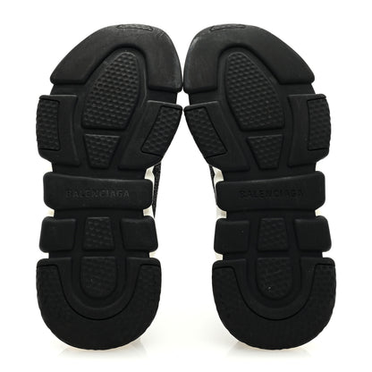 Balenciaga Laminated Knit Bi-Color Sole Womens Speed Sneakers 35 Black White 4 of 5