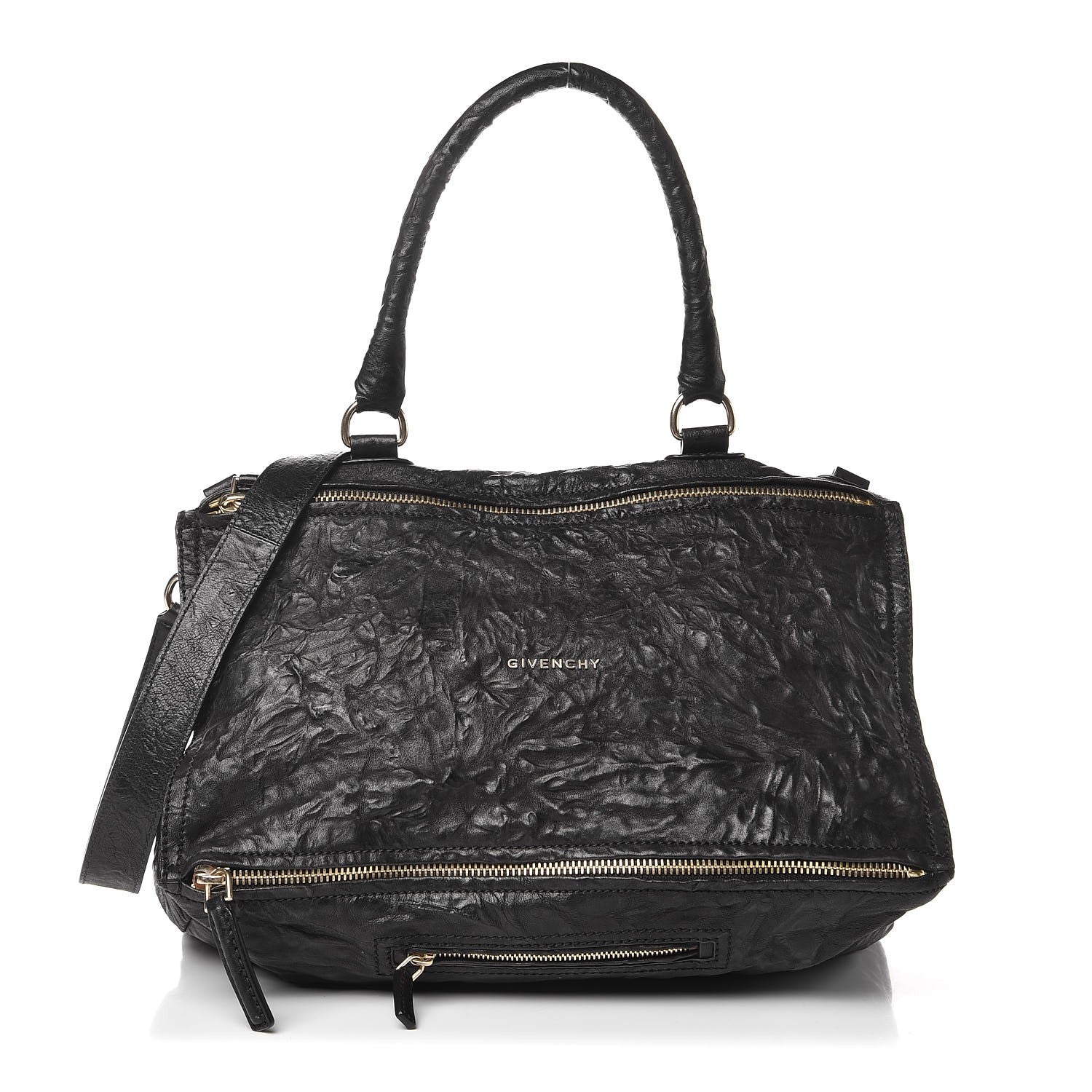 Givenchy Tumbled Sheepskin Large Pandora Black 1 of 10