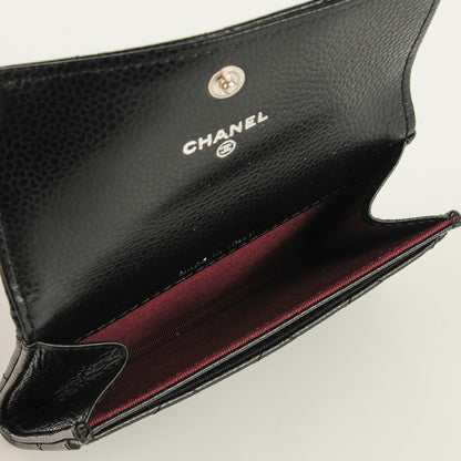 Chanel Caviar Quilted Flap Card Holder Black 5 of 8
