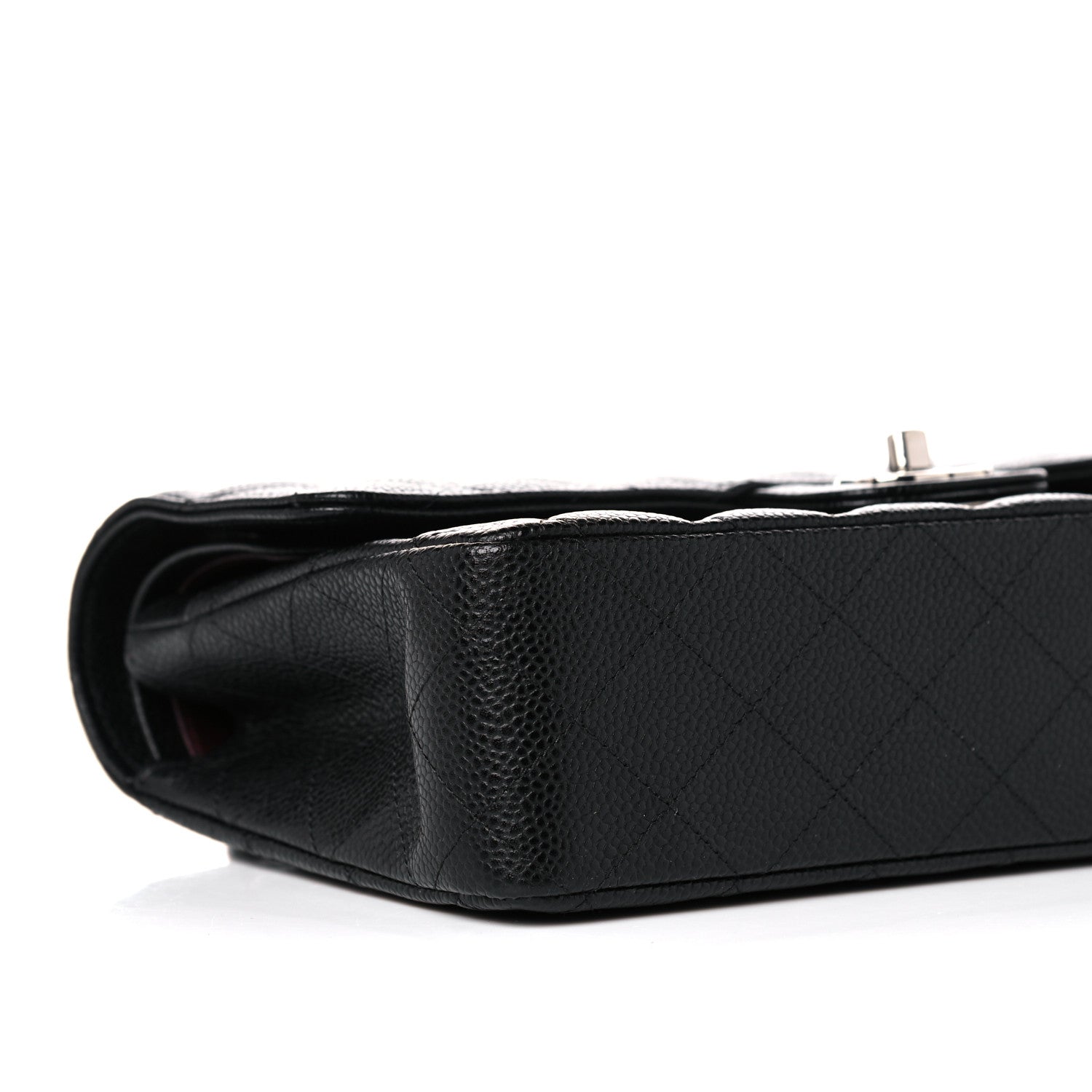 Chanel Caviar Quilted Medium Double Flap Black 8 of 11