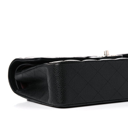 Chanel Caviar Quilted Medium Double Flap Black 8 of 11