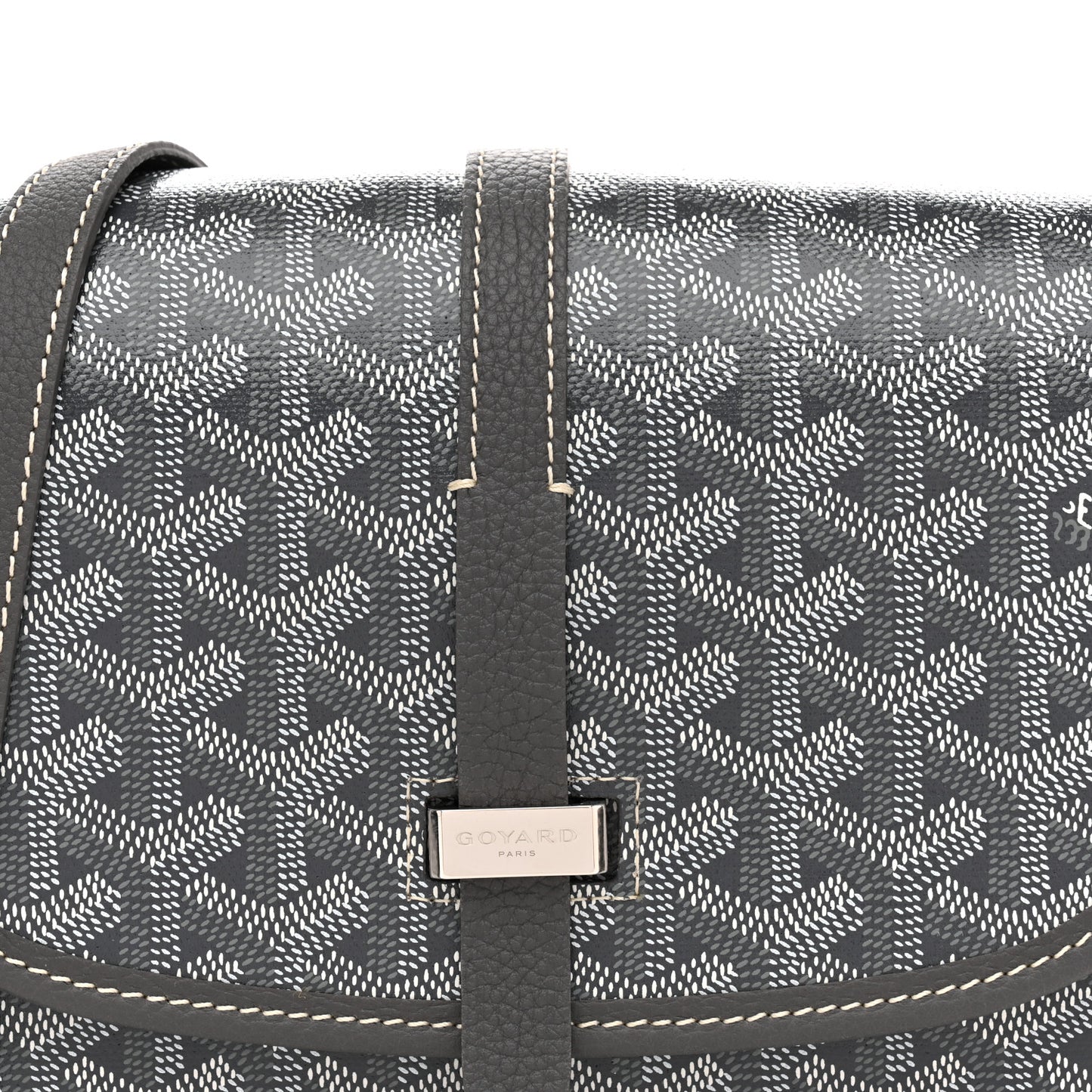 Goyardine Belvedere II PM Messenger Bag Gray