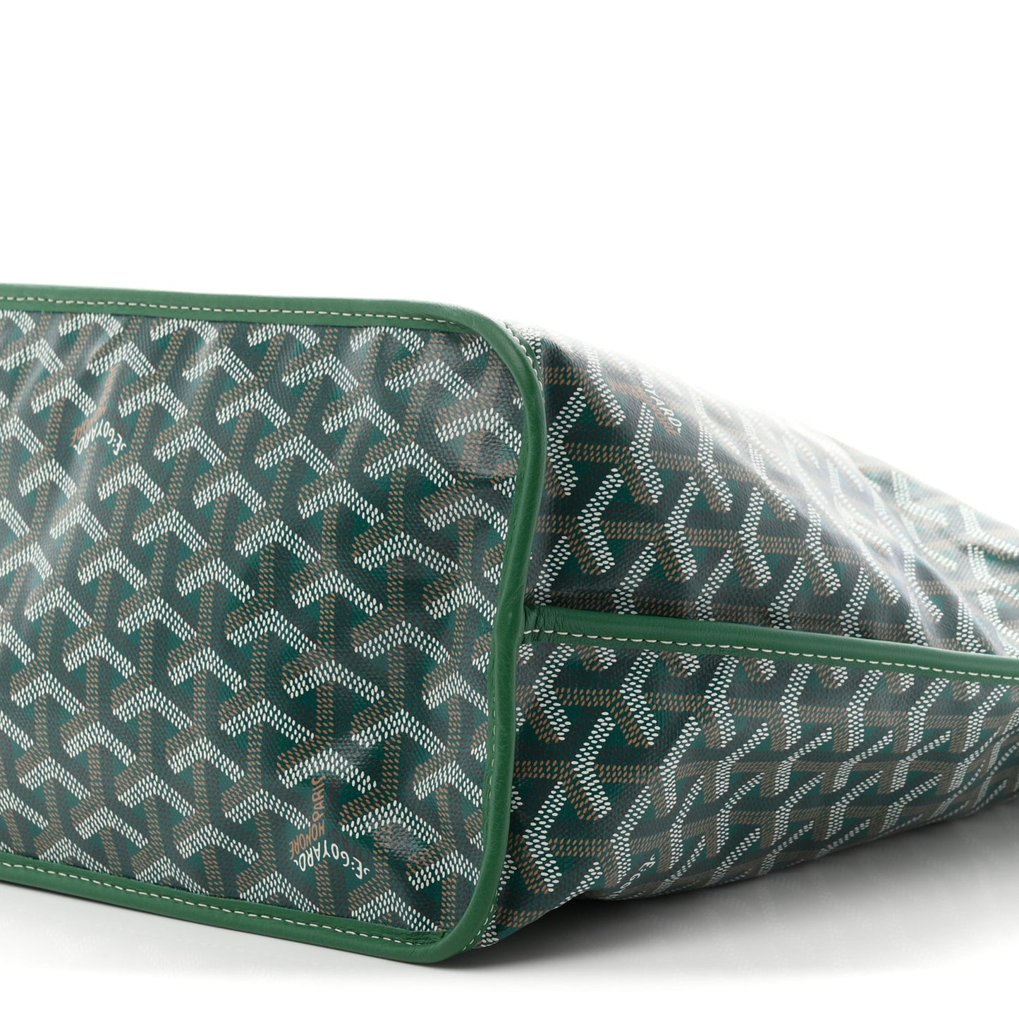 Goyardine Reversible Anjou PM Green