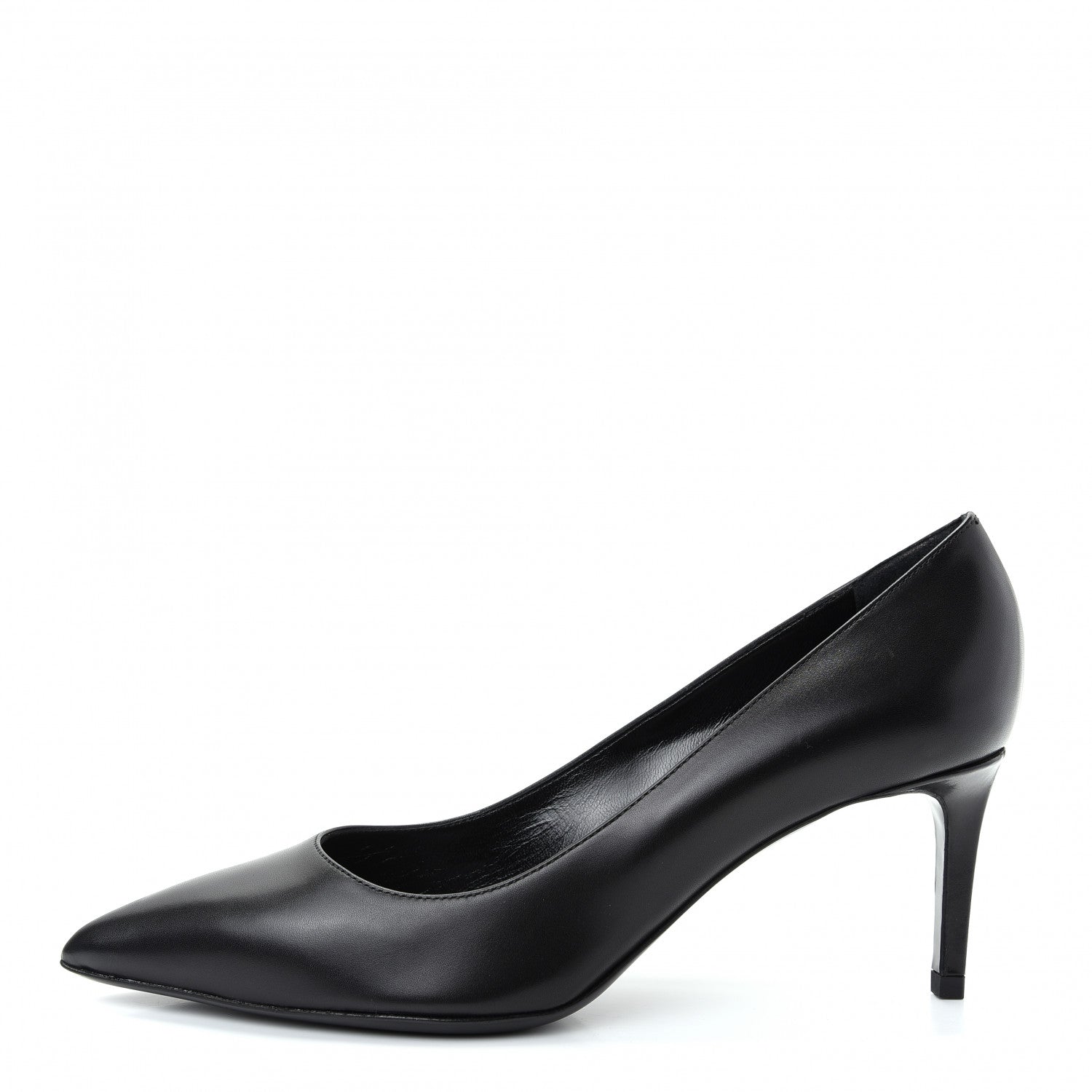 Saint Laurent Calfskin Pumps 38 Black 1 of 11