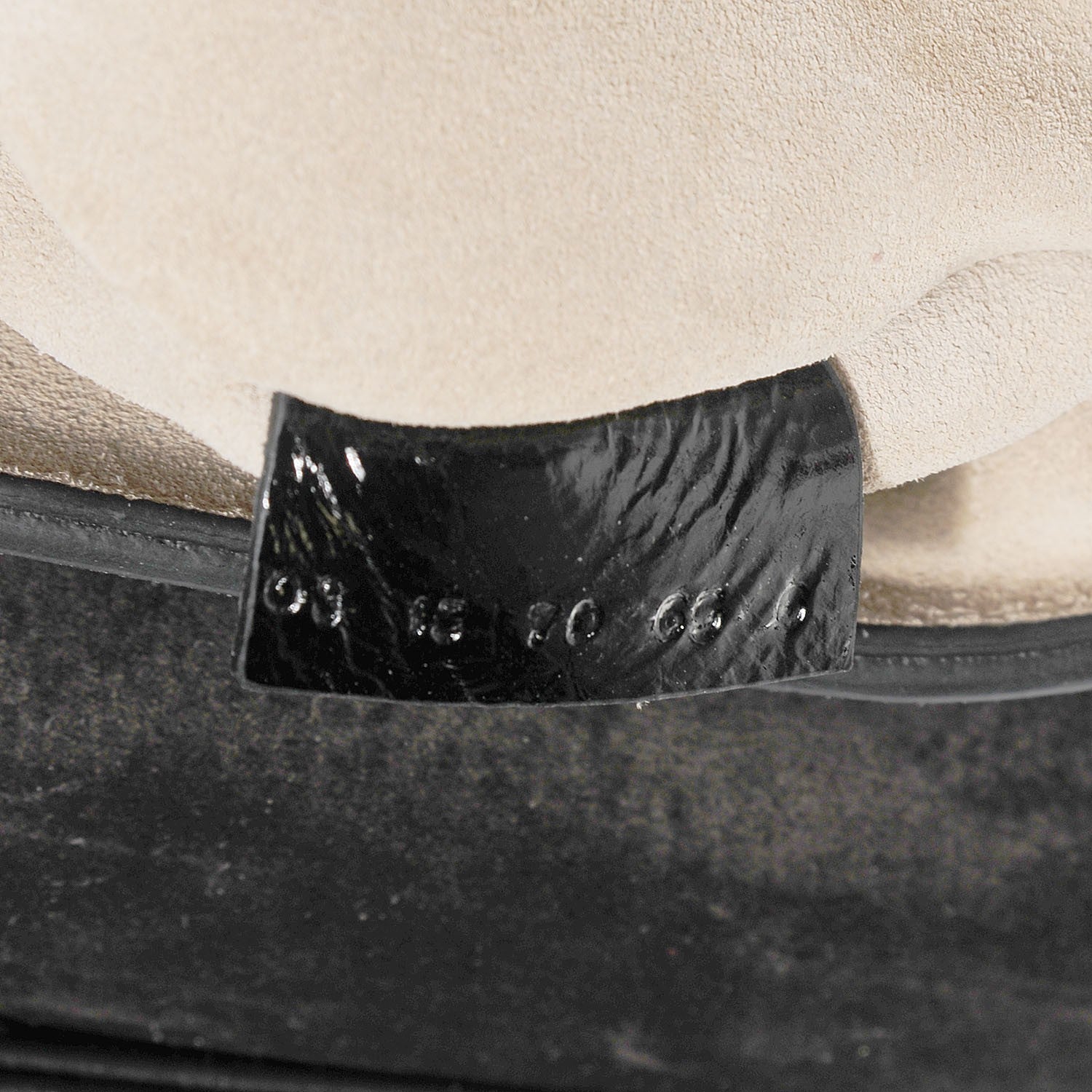 Chloe Grained Patent Drew Shoulder Bag Black 6 of 7