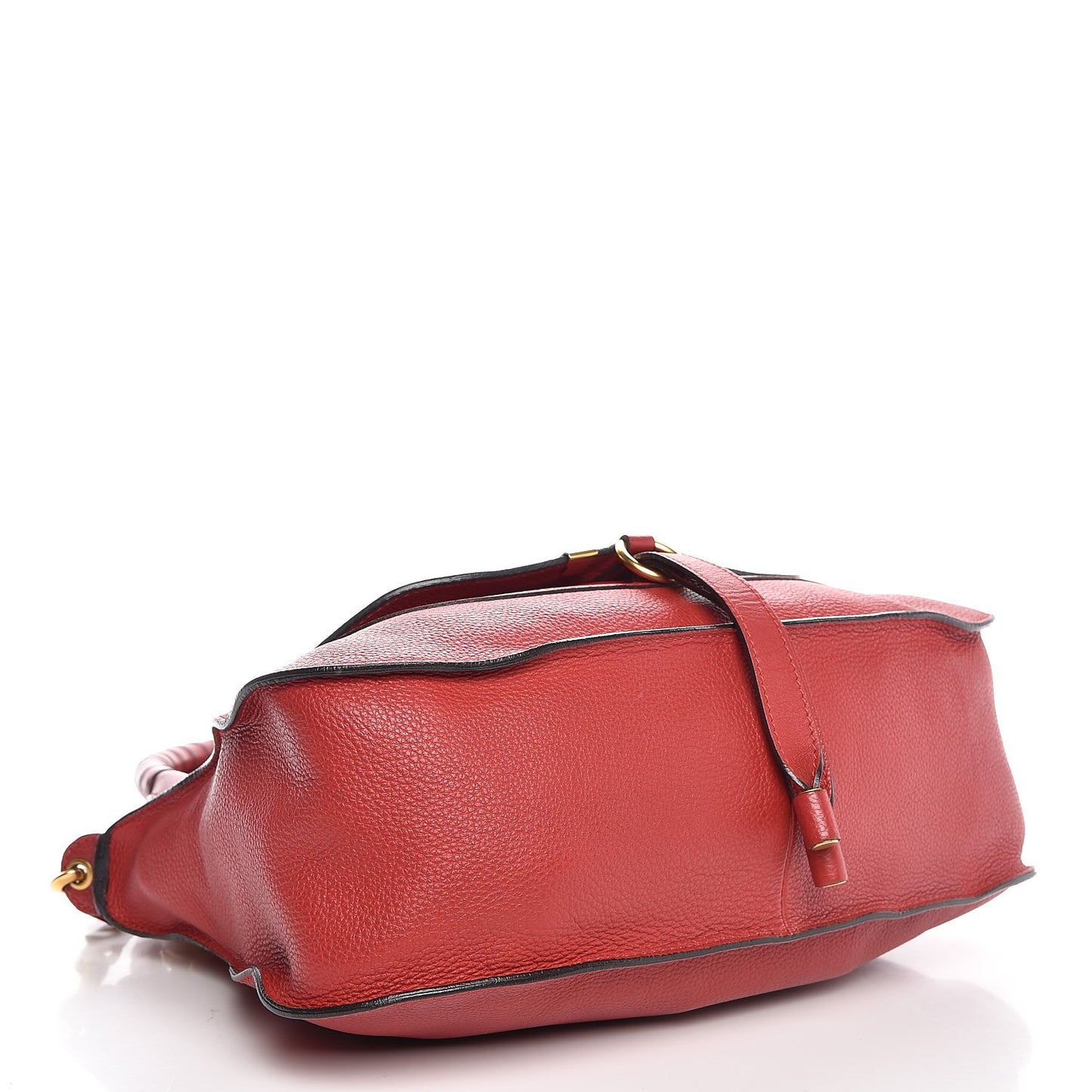 Calfskin Medium Marcie Satchel Red