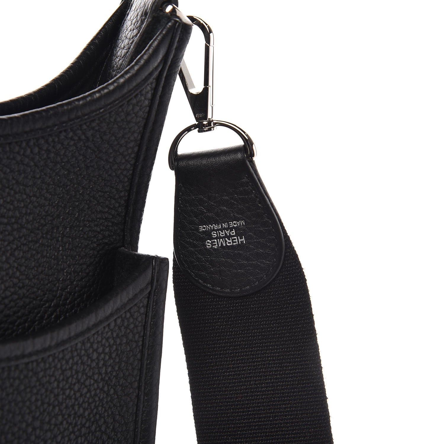 Hermes Taurillon Clemence Evelyne III PM Black 8 of 8