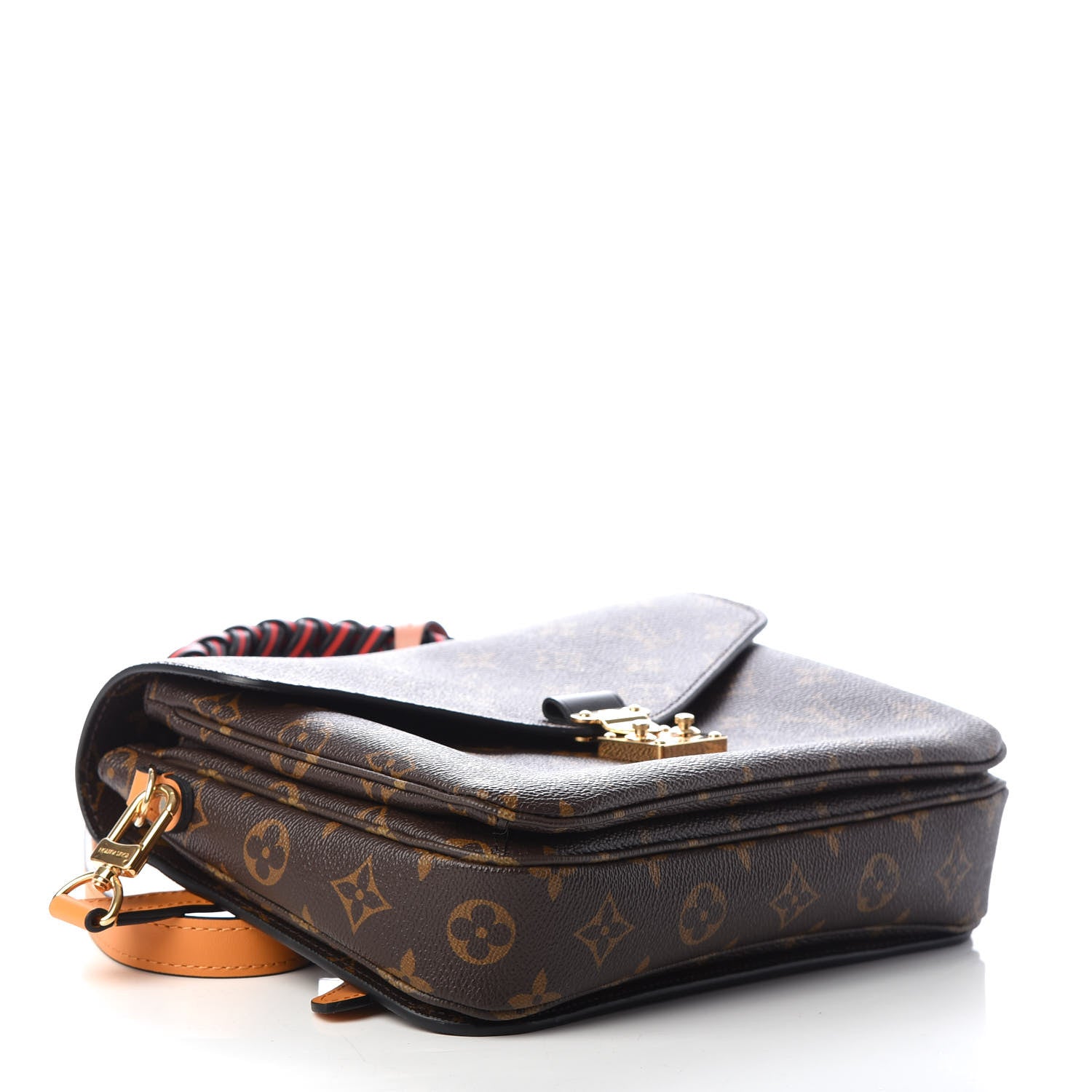 Louis Vuitton Monogram Braided Pochette Metis Coquelicot 4 of 9
