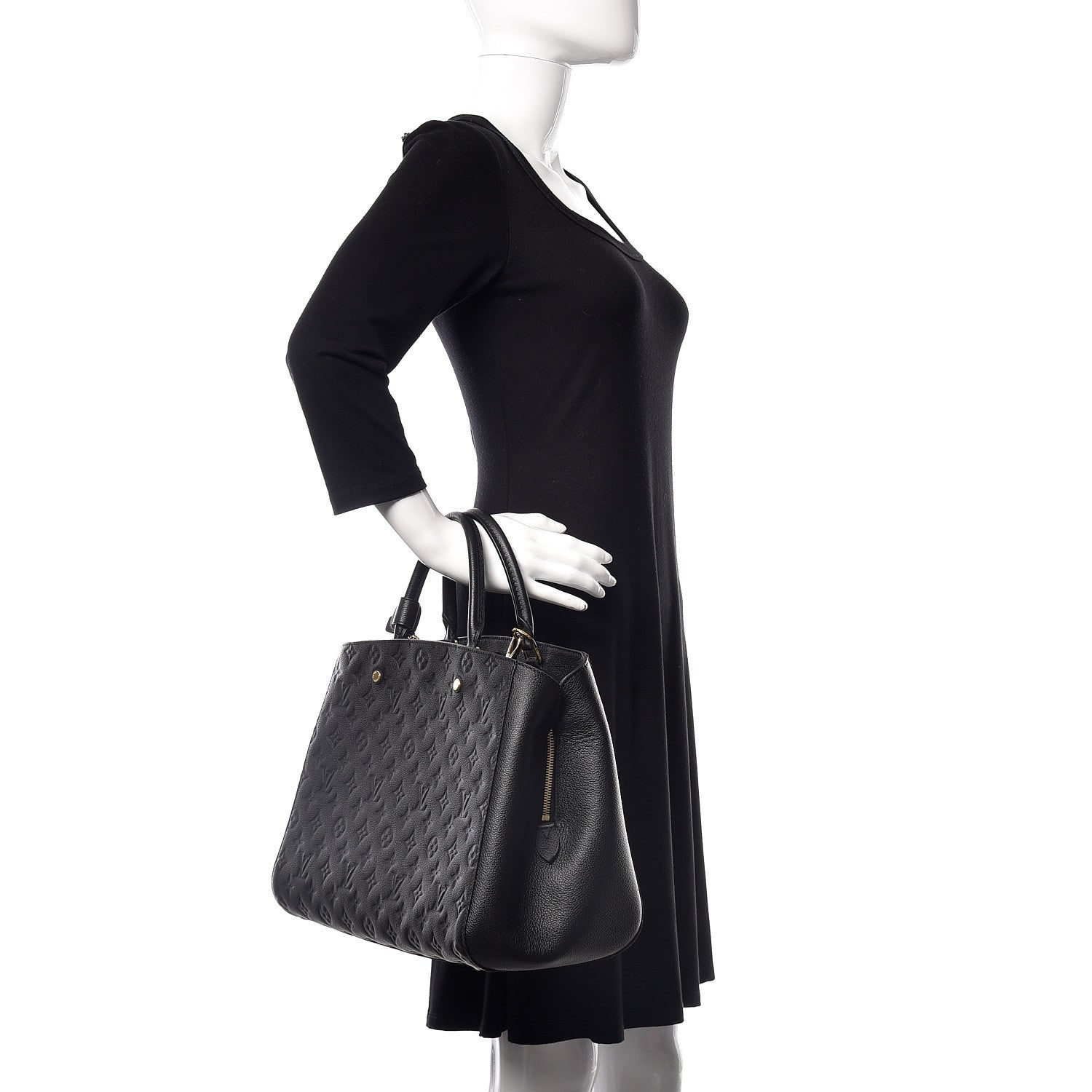 Louis Vuitton Empreinte Montaigne GM Black 3 of 12