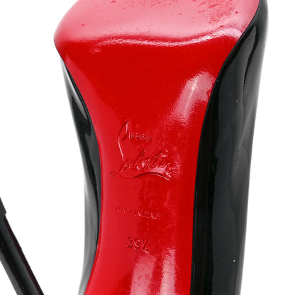 Christian Louboutin Patent Corneille 100 Pumps 39.5 Black 5 of 9
