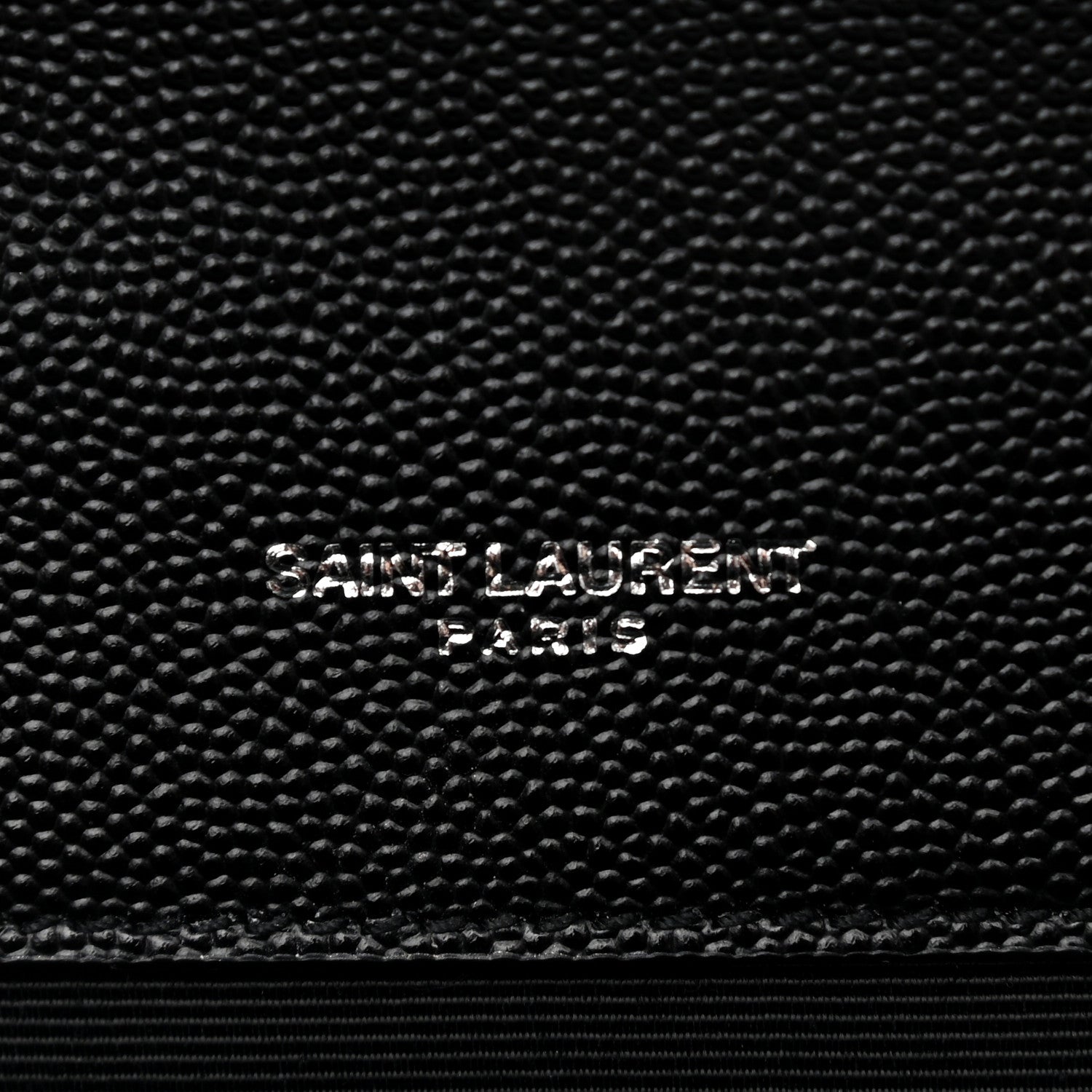 Saint Laurent Grain De Poudre Textured Mixed Matelasse Triquilt Medium Monogram Satchel Black 6 of 12