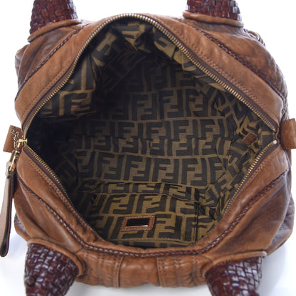 Fendi Nappa Nuvolata Spy Bowler Cognac 5 of 11