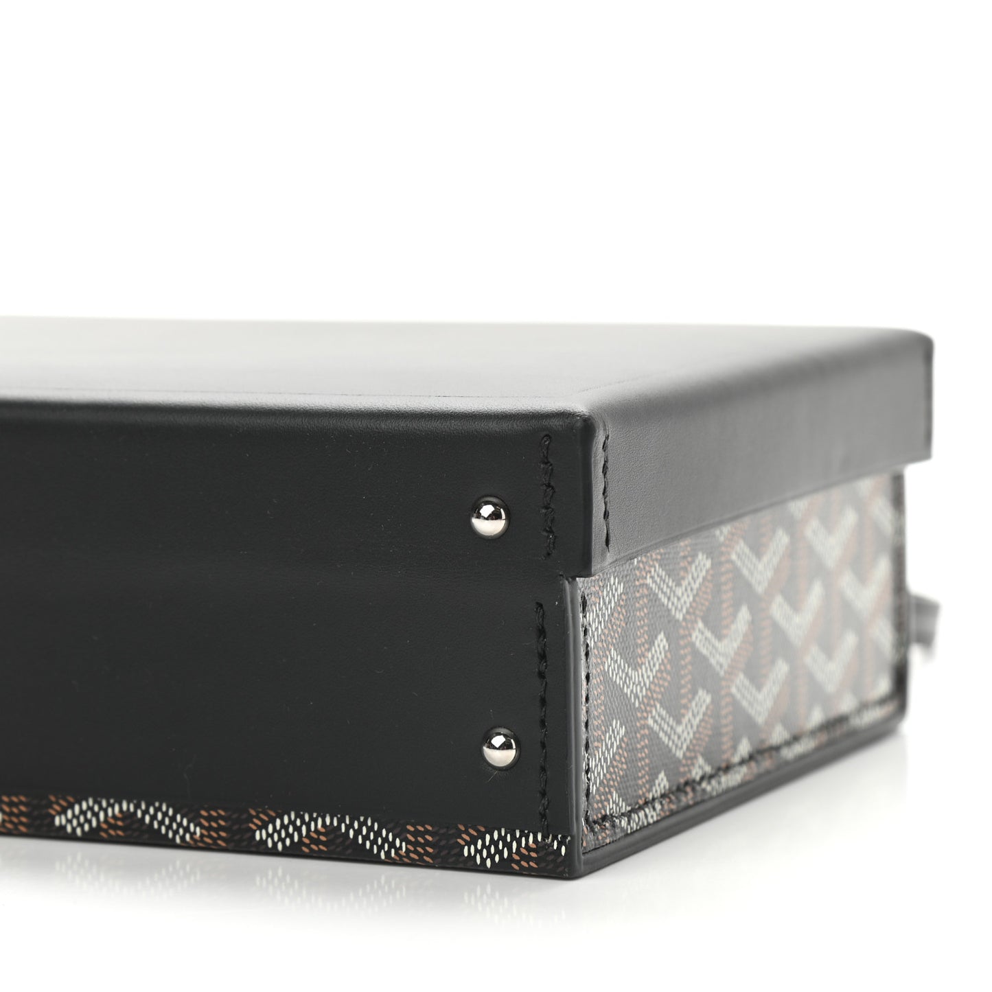 Goyardine Regina Trunk Black Gold