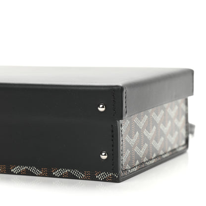 Goyard Goyardine Regina Trunk Black Gold 11 of 11