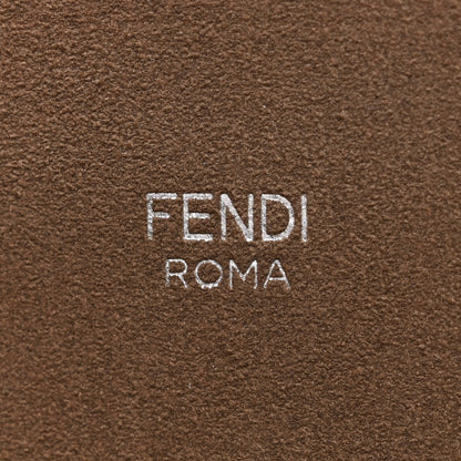Fendi Vitello Vienna Enamel F is Fendi Shopping Tote Tortora Taupe 6 of 11