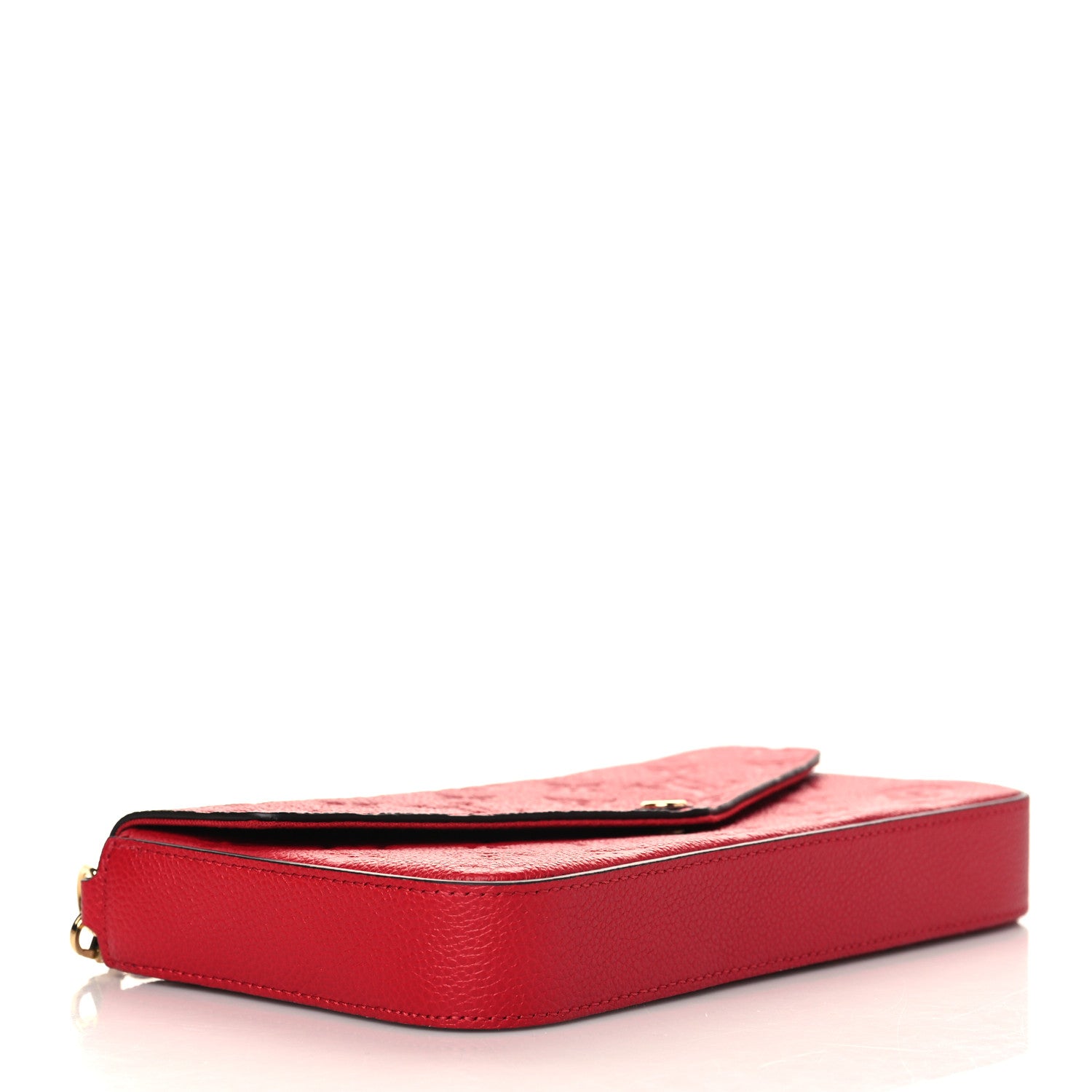 Louis Vuitton Empreinte Pochette Felicie Chain Wallet Scarlet 5 of 7