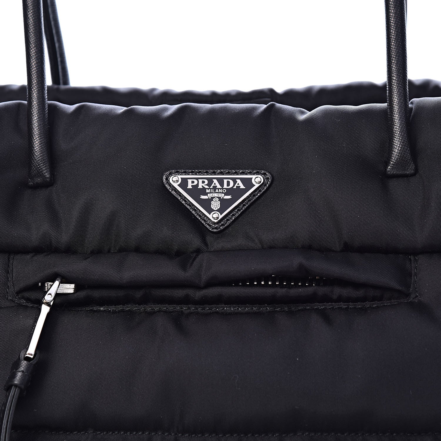 Prada Tessuto Nylon Bomber Tote Black 10 of 10