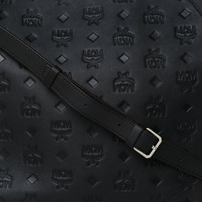 MCM Calfskin Ottomar Medium Klara Hobo Black 8 of 10