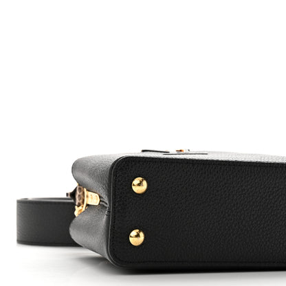 Louis Vuitton Taurillon Ayers Mini Capucines Black 9 of 10