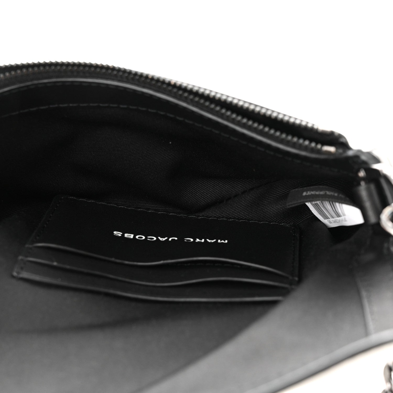 Marc Jacobs Lambskin J Marc Mini Shoulder Bag White Black 5 of 12
