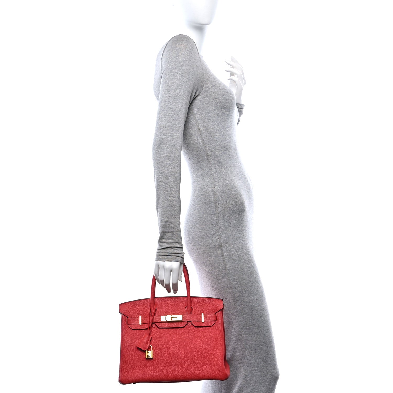 Hermes Togo Birkin 30 Rouge Pivoine 2 of 10