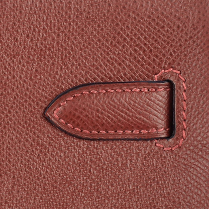 Hermes Epsom Contour Birkin 35 Rouge H Navy 25 of 27