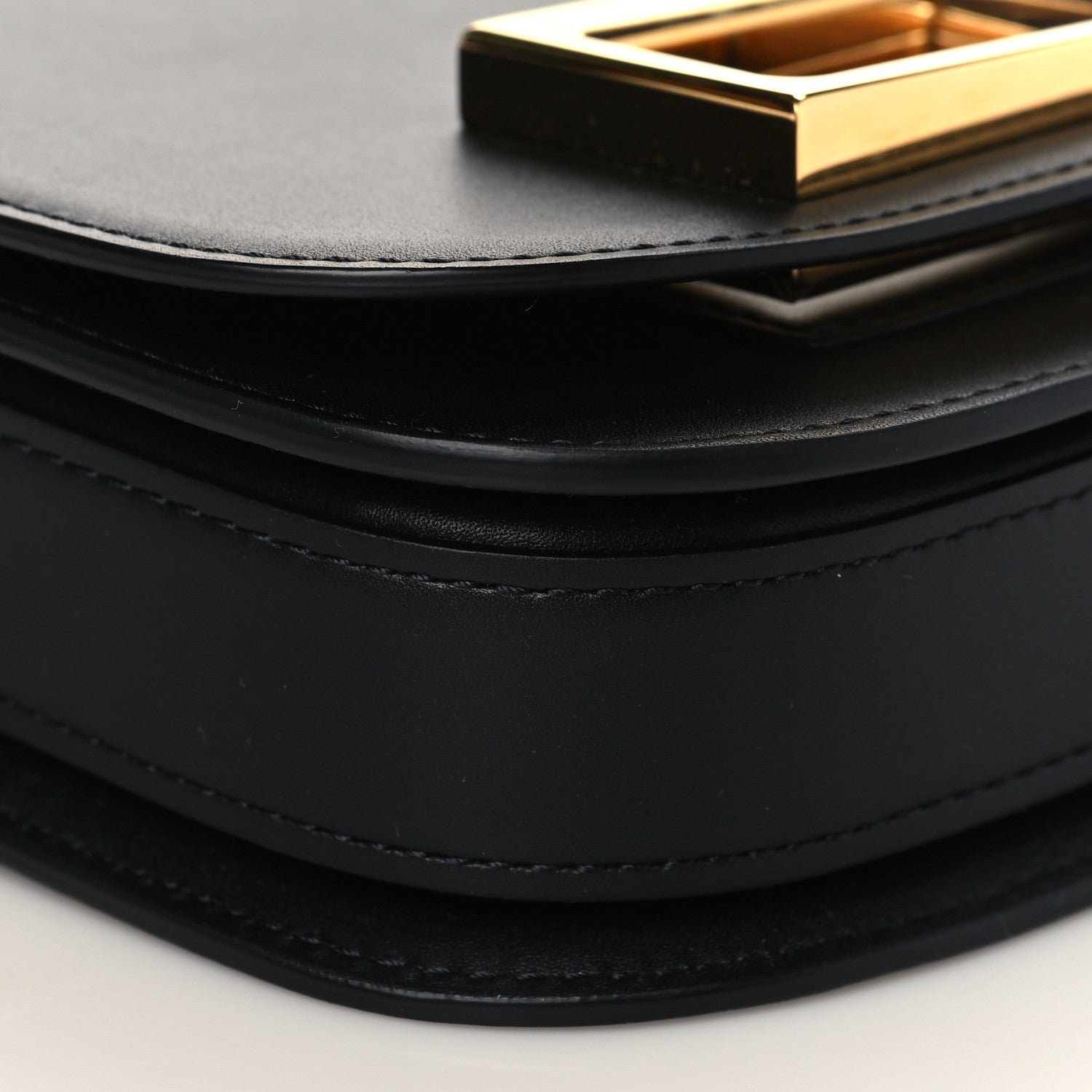 Delvaux Olen Calfskin Small Lingot Crossbody Black 7 of 8