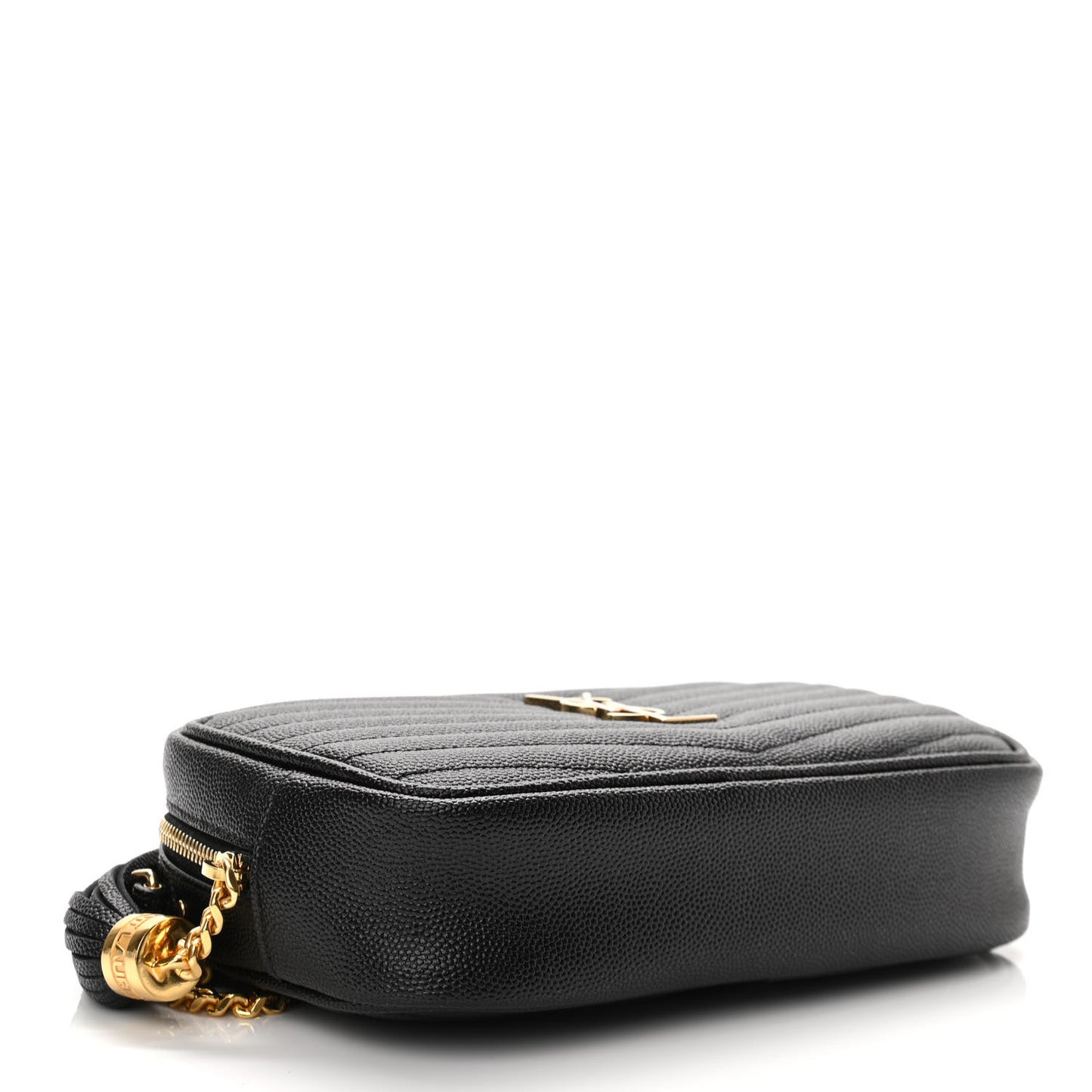Grain De Poudre Matelasse Monogram Mini Lou Camera Bag Black