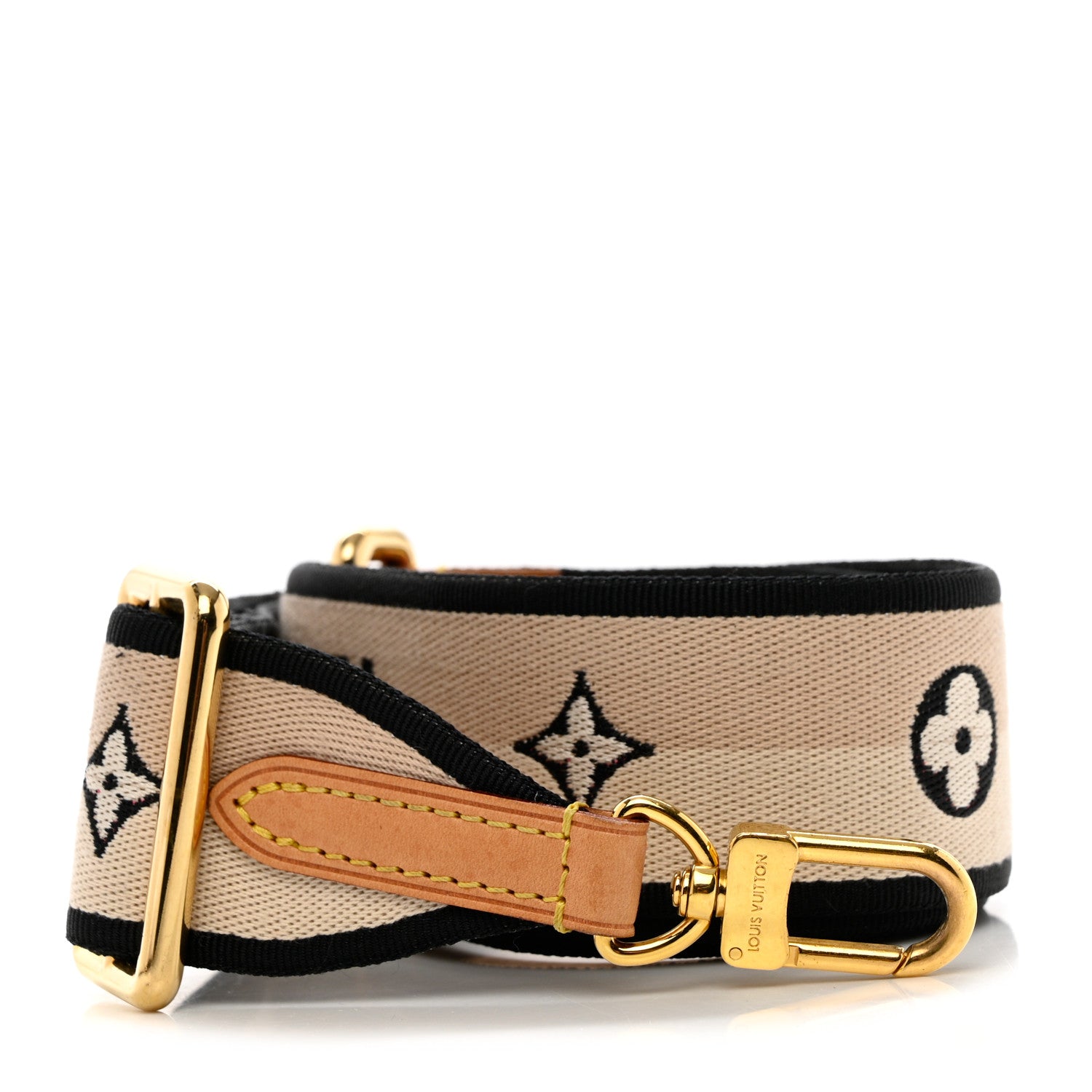 Louis Vuitton Jacquard Speedy Bandouliere 20 Shoulder Strap Black 1 of 4