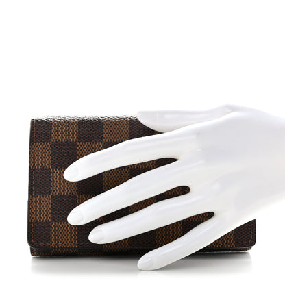 Louis Vuitton Damier Ebene Porte-Monnaie Billets Tresor Wallet 2 of 7