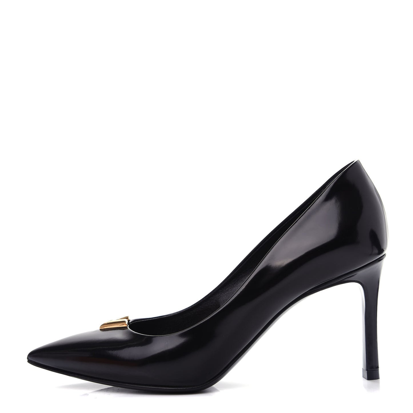 Calfskin Heartbreaker Pumps 36.5 Black