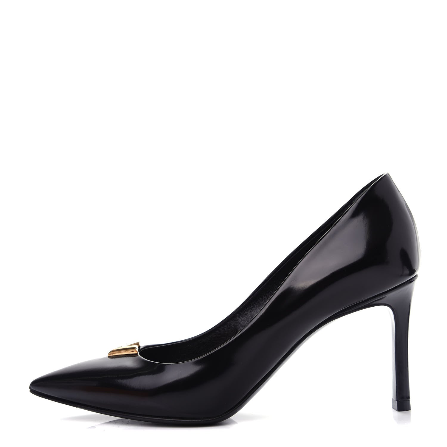Louis Vuitton Calfskin Heartbreaker Pumps 36.5 Black 1 of 11