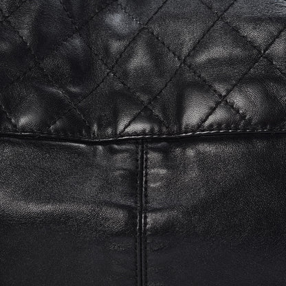Chanel Calfskin Quilted Large Trianon Messenger Flap Black 8 of 8