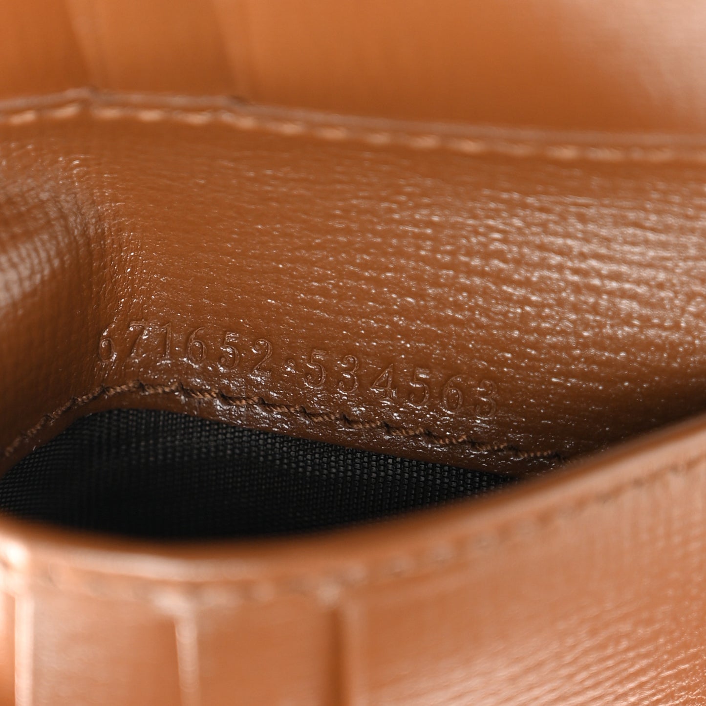 GG Supreme Monogram Azalea Calfskin Retro Interlocking G Bi-Fold Wallet Beige Ebony Brown Sugar