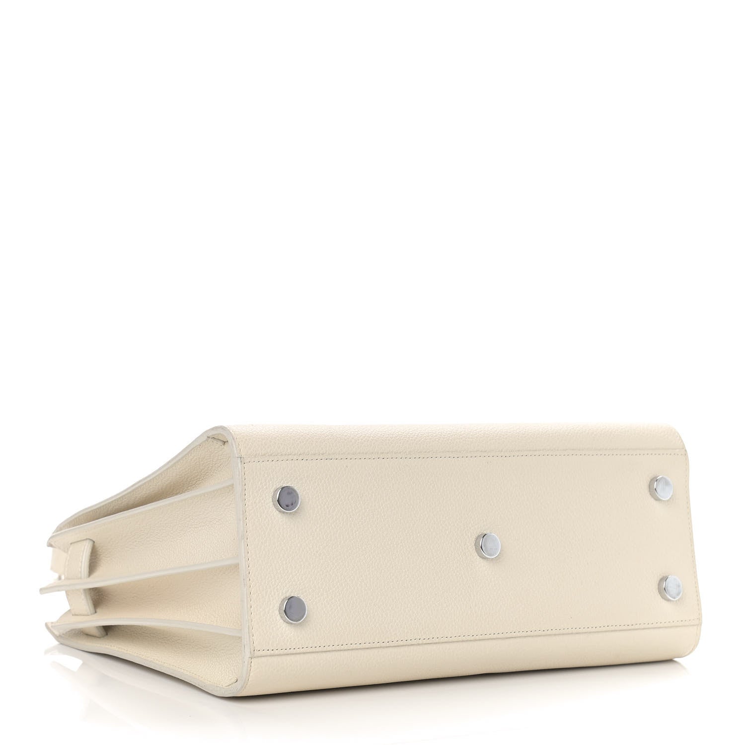 Saint Laurent Grained Calfskin Baby Sac De Jour White 4 of 21
