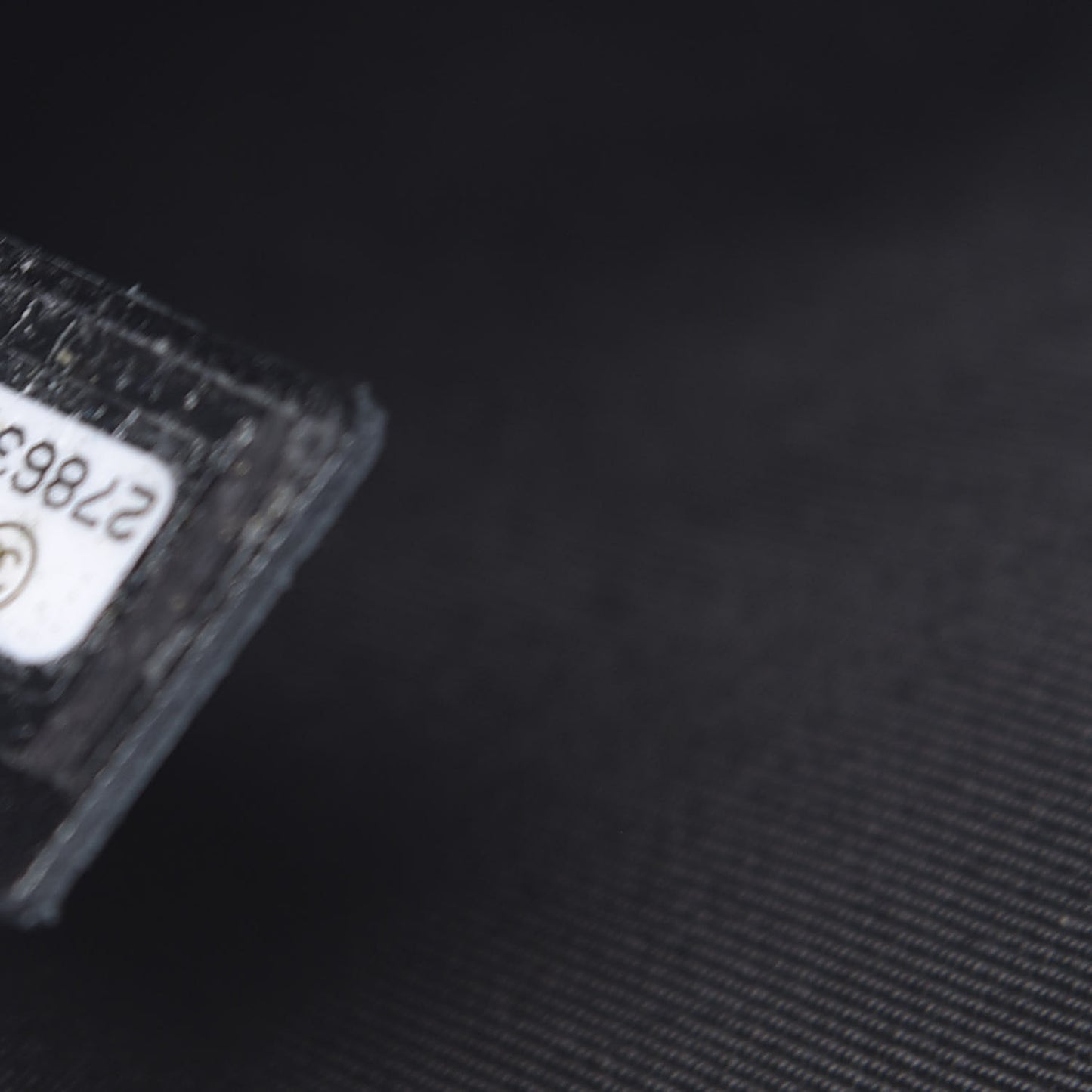 Calfskin Stitched Enamel CC Camera Case Bag Black