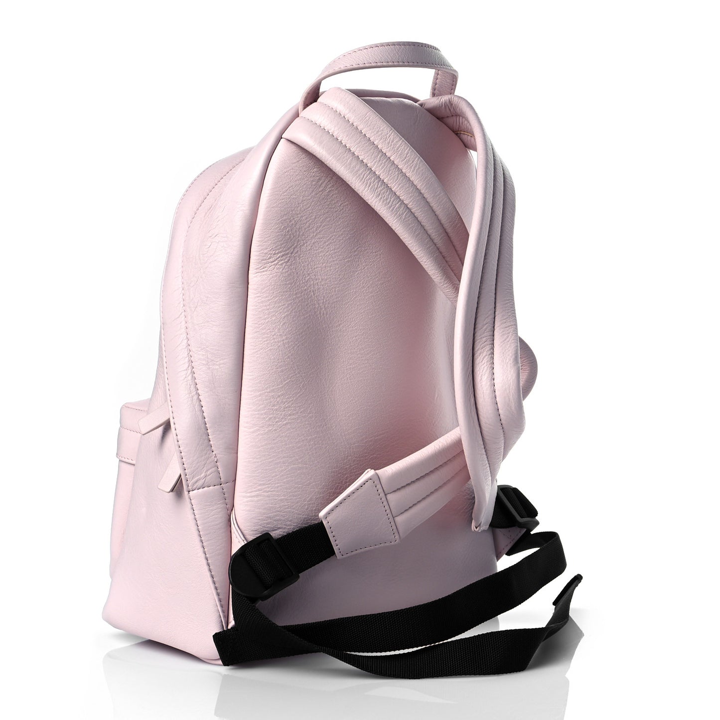 Smooth Calfskin Logo Small Everyday Backpack Light Rose Black
