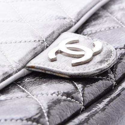 Chanel Vinyl Quilted Small Melrose Degrade Flap Black 9 of 10