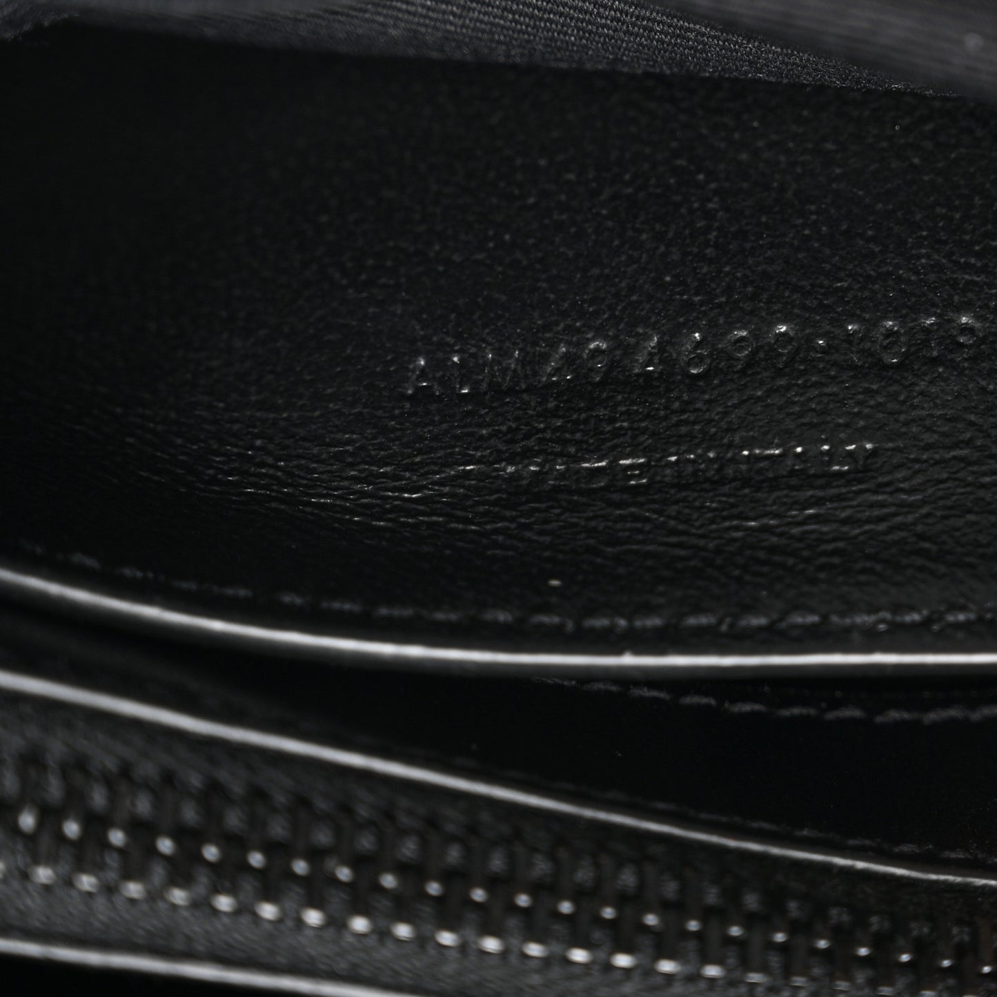 Calfskin Y Quilted Monogram Monochrome Small Loulou Chain Satchel Black