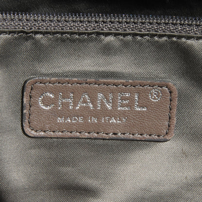 Chanel Distressed Lambskin Lady Braid Large Satchel Dark Blue 5 of 7