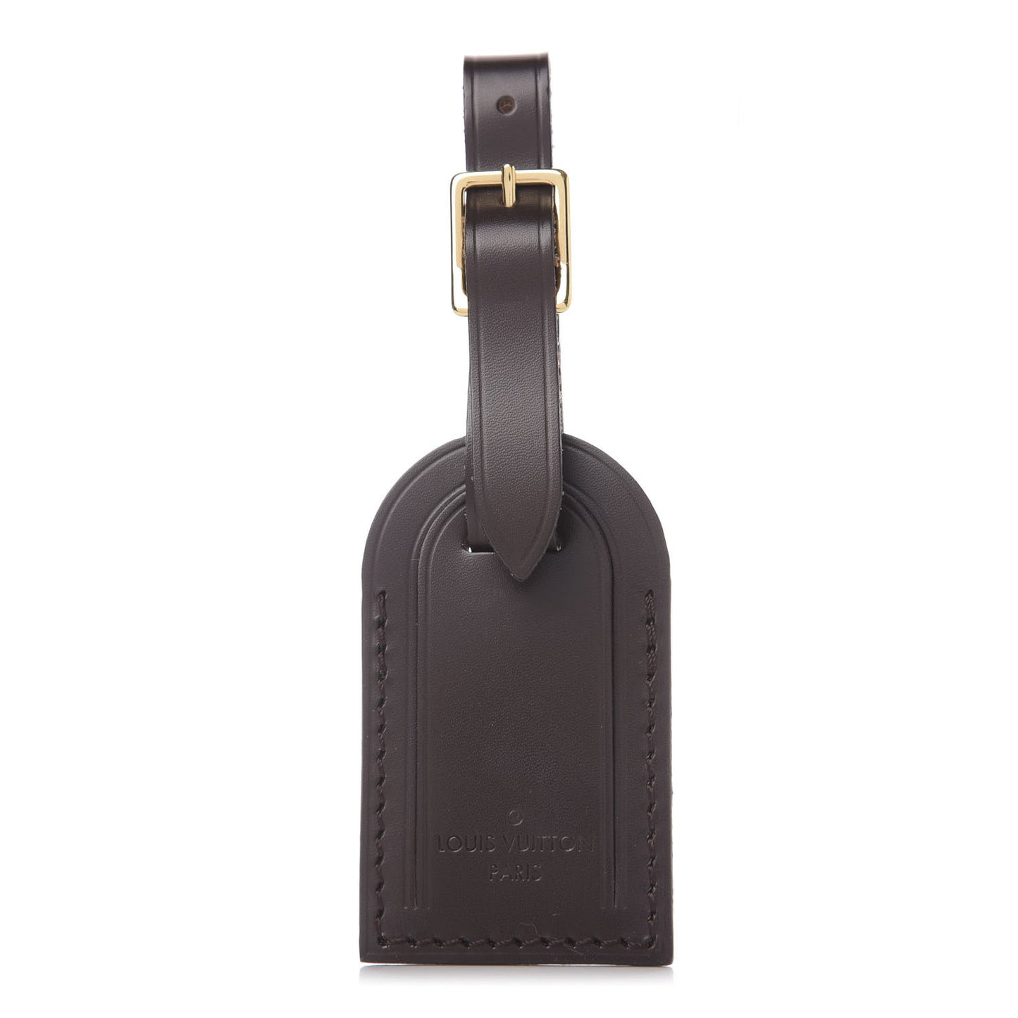 Calfskin Luggage Tag Ebene