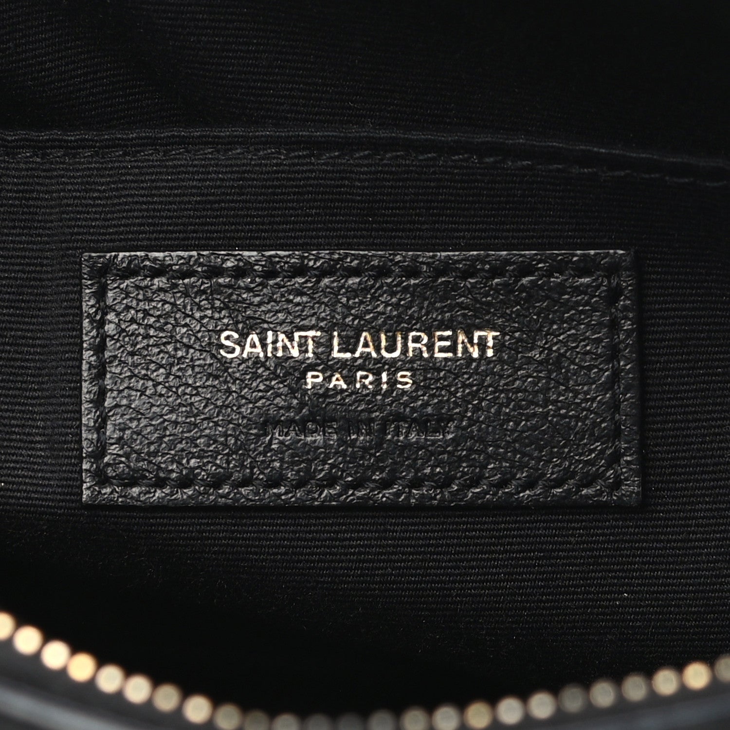 Saint Laurent Calfskin Matelasse Monogram Lou Camera Bag Black 6 of 17