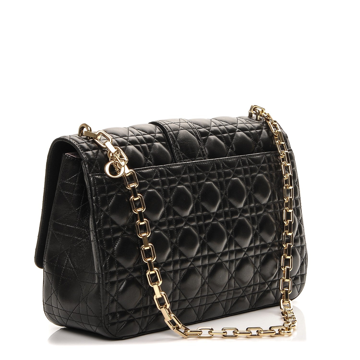 Christian Dior Lambskin Cannage Large Miss Dior Flap Black 3 of 6